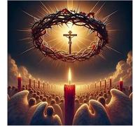 La Foi chrétienne Puzzle 35 Pièces Adultes, 30x30cm DIY Puzzle Impossible Jeu de Création et Logique, Puzzles Classiques pour Adultes et Enfants de 12 Ans et Plus