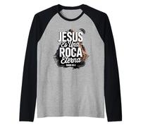 La Foi dans Le Rocher éternel - Ésaïe 26:4 Chrétien Espagnol Manche Raglan