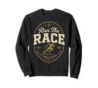 La Foi des Coureurs chrétiens alimente Un Verset de la Bible Sweatshirt