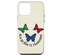 La Foi du Papillon chrétien Laisse Dieu se Transformer Coque pour iPhone 12 Mini