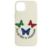 La Foi du Papillon chrétien Laisse Dieu se Transformer Coque pour iPhone 14 Plus