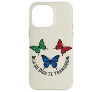 La Foi du Papillon chrétien Laisse Dieu se Transformer Coque pour iPhone 14 Pro Max