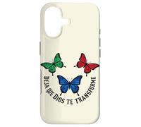 La Foi du Papillon chrétien Laisse Dieu se Transformer Coque pour iPhone 17