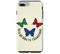 La Foi du Papillon chrétien Laisse Dieu se Transformer Coque pour iPhone 7 Plus/8 Plus