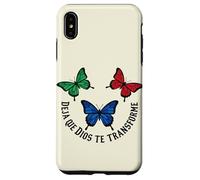 La Foi du Papillon chrétien Laisse Dieu se Transformer Coque pour iPhone XS Max