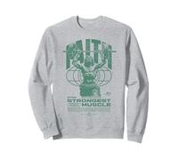 La foi est le muscle le plus fort Jésus Sweatshirt
