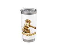 La foi est mon verdict final Christian Gavel Gobelet isotherme en acier inoxydable double paroi