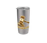 La foi est mon verdict final Christian Gavel Gobelet isotherme en acier inoxydable double paroi