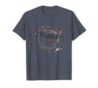 La Foi inspirante des Femmes chrétiennes Grace Upon Grace T-Shirt, Homme, Bleu Chiné, M