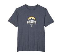 La Foi l'emporte sur la Peur, Les Hommes | Ne craignez Pas, ne Croyez qu'à l'inspiration T-Shirt, Homme Grandes Tailles, Bleu Chiné, 4X Tall