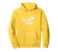 La Foi l'emporte sur la Peur : Un Message Spirituel inspirant en Forme de Colombe Sweat à Capuche, Unisexe pour Adultes, Citron, XL