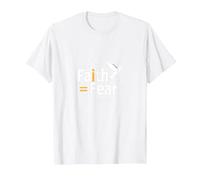 La Foi l'emporte sur la Peur : Un Message Spirituel inspirant en Forme de Colombe T-Shirt, Homme, Blanc, 3XL