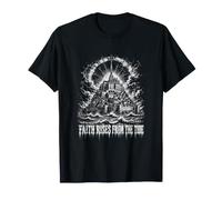 La Foi naît de la marée du Mont-Saint-Michel T-Shirt