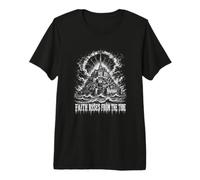 La Foi naît de la marée du Mont-Saint-Michel T-Shirt Haut de Gamme