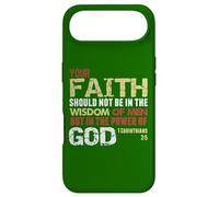 La Foi n'est Pas dans la Sagesse des Hommes mais dans la Puissance de Dieu (1 Cor 2) Coque pour iPhone Air