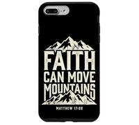La Foi Peut déplacer des Montagnes Matthieu 17:20 Christian Coque pour iPhone 7 Plus/8 Plus