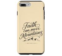 La Foi Peut déplacer des Montagnes Matthieu 17:20 Christian Coque pour iPhone 7 Plus/8 Plus
