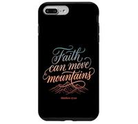 La Foi Peut déplacer des Montagnes Matthieu 17:20 Christian Coque pour iPhone 7 Plus/8 Plus