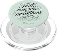 La Foi Peut déplacer des Montagnes Matthieu 17:20 Christian PopSockets PopGrip pour MagSafe