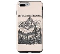 La Foi Peut déplacer des Montagnes Matthieu 17 20 La Foi chrétienne Coque pour iPhone 7 Plus/8 Plus