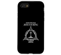 La Foi plutôt Que la Peur : Jésus est Le Roi Dieu avec Nous Coque pour iPhone SE (2020) / 7/8