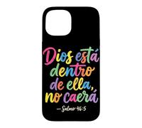 La Foi Religieuse de Dios Esta Dentro De Ella No Caera Cristianos Coque pour iPhone 15