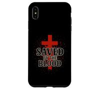 La foi sauvée par les éclaboussures de sang Religious Gospel Spiritual Coque pour iPhone XS Max