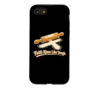 La Foi s'élève comme de la pâte dans la pâtisserie chrétienne Coque pour iPhone SE (2020) / 7/8