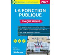La fonction publique - 200 questions 2021 - Ludovic Lestideau - Studyrama Eds - broché - Scolaire / Universitaire