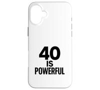 La Force audacieuse Commence à Quarante Ans Coque pour iPhone 16 Plus