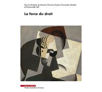 La force du droit - Maxime Chauvet - Mare & Martin - broché - Etude