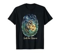 La forêt de Raton Laveur Cherche Une Faune Sauvage Invisible T-Shirt Graphique avec Valeur