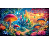 La forêt Magique Puzzle 1000 pièces Educa Divertissement créatif De l'art Décoration Jeu éducatif Challenge Toy pour Adultes et Enfants à partir de 12 Ans 38x26cm/1000pcs