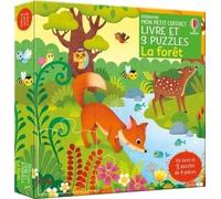 La Forêt - Mon Petit Coffret Livre Et 3 Puzzles - Dès 3 Ans
