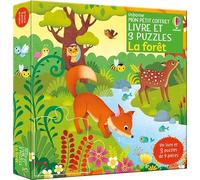 La forêt - Mon petit coffret Livre et 3 puzzles - dès 3 ans
