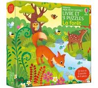 Sam Taplin – La forêt – Mon petit coffret livre et 3 puzzles – Dès 3 ans – Usborne