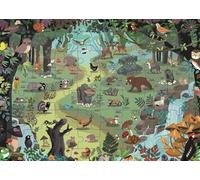La forêt - Puzzle - puzzle 48 pieces - Nicole Colas Des Francs - Piccolia - Jeux livres objets