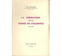 La formation de la pensee de coleridge