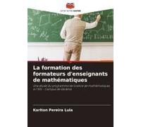 La Formation Des Formateurs D'enseignants De Mathématiques