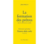 La formation des pretres dans les circonstances actuelles