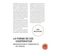 La forme de vie coopérative Démocratie et émancipation au travail - Ada Reichhart - Le Bord De L'eau Eds - broché - Essai