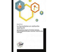 La Formulation En Recherche Appliquée