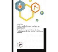 La formulation en recherche appliquée - CHIRON-G - P.academiques Francophones - broché - Essai