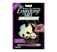 La Fourmi Carte à Gratter, 12.5cm x 17.5cm, Holographic Pandas