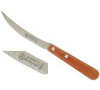 La Fourmi Couteau A Tomate CRANTE Manche Olivier 19 CM INOX Made in France