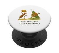 La Fourmi et la Sauterelle Classique Fable d'Ésope PopSockets PopGrip Adhésif