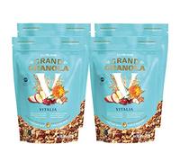 La Fourmi - Grand Granola Vitalia - Granola canneberges séchées, amandes grillées, pommes séchées et flocons d’avoine - 80% d’ingrédients bio - Naturel - granola bio
