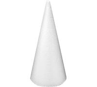 La Fourmi VIT033- Cônes en polystyrène 20 cm Parfaits pour Les travaux manuels, Blanc, 1 pièce