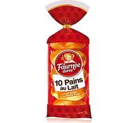 La Fournée Dorée 10 Pains au Lait Entier et aux Oeufs Frais 350g (lot de 4)