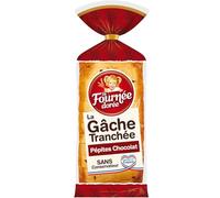 LA FOURNEE DOREE - Gâche moelleuse au chocolat, saveur gourmande pour le petit-déjeuner (500 g) - Le Lot De 4